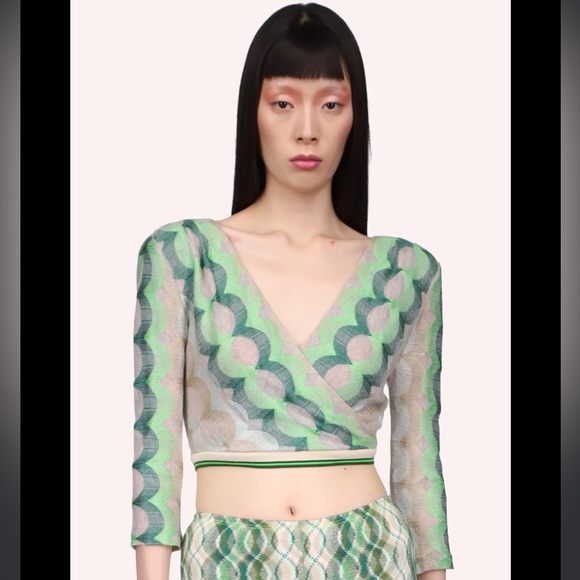 Anna Sui Wave Rider Knit Wrap - Picture 3 of 10